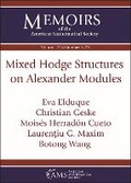 Cover: Mixed Hodge Structures on Alexander Modules - American Mathematical Society