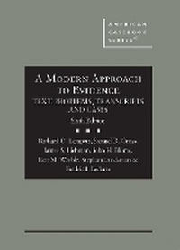 Enlarge image Cover: A Modern Approach to Evidence - West Academic Press