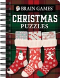 Cover: Brain Games - To Go - Christmas Puzzles (Stocking Cover) - Publications International, Ltd.