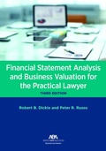 Cover: Financial Statement Analysis and Business Valuation for the Practical Lawyer, Third Edition - American Bar Association