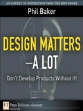 Cover: Design Matters--A Lot - Addison Wesley