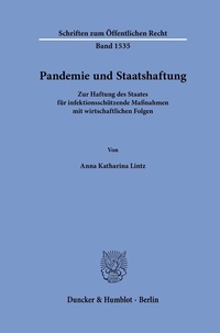 Abbildung von: Pandemie und Staatshaftung - fibre