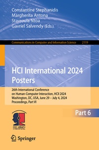 Abbildung von: HCI International 2024 Posters - Springer