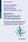 Cover: Advances in Bioengineering and Clinical Engineering - Springer