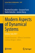 Cover: Modern Aspects of Dynamical Systems - Springer