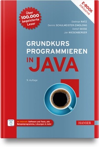 Abbildung von: Grundkurs Programmieren in Java - Hanser