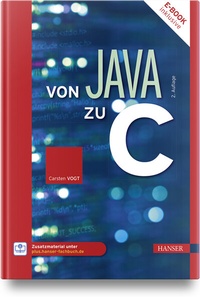 Abbildung von: Von Java zu C - Hanser