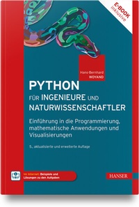 Abbildung von: Python für Ingenieure und Naturwissenschaftler - Hanser