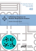 Cover: A Reference Structure for Modular Model-based Analyses - KIT Scientific Publishing