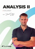 Cover: Analysis 2 f&uuml;r Lehramt mit Lernvideos von Daniel Jung - StudyHelp Verlag