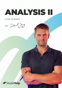 Abbildung von: Analysis 2 für Lehramt mit Lernvideos von Daniel Jung - StudyHelp Verlag