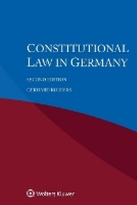 Abbildung von: Constitutional Law in Germany - Kluwer Law International