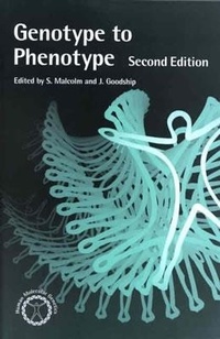 Enlarge image Cover: From Genotype to Phenotype - Academic Press