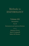 Cover: Hemoglobins, Part B: Biochemical and Analytical Methods: Volume 231 - Academic Press