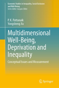 Abbildung von: Multidimensional Well-Being, Deprivation and Inequality - Springer