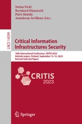 Cover: Critical Information Infrastructures Security - Springer