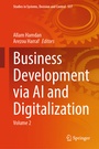 Cover: Business Development via AI and Digitalization - Springer