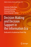 Cover: Decision Making and Decision Support in the Information Era - Springer