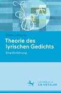 Cover: Theorie des lyrischen Gedichts - J.B. Metzler