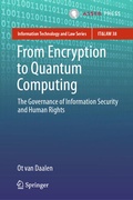 Cover: From Encryption to Quantum Computing - T.M.C. Asser Press