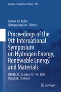 Cover: Proceedings of the 9th International Symposium on Hydrogen Energy, Renewable Energy and Materials - Springer