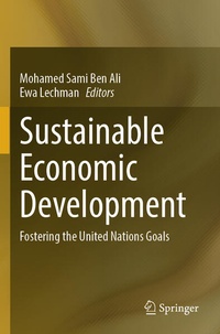 Enlarge image Cover: Sustainable Economic Development - Springer