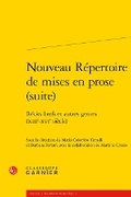 Cover: Nouveau Repertoire de Mises En Prose (Suite) - Classiques Garnier
