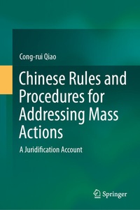 Abbildung von: Chinese Rules and Procedures for Addressing Mass Actions - Springer