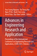 Cover: Advances in Engineering Research and Application - Springer