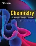 Cover: Chemistry, Cengage International Edition - Brooks/Cole