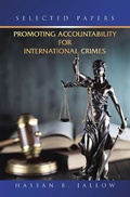 Cover: Promoting Accountability for International Crimes: - AuthorHouse UK