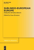 Cover: Sub-Indo-European Europe - De Gruyter Mouton
