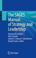 Cover: The SAGES Manual of Strategy and Leadership - Springer