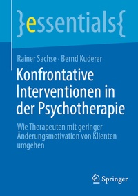 Abbildung von: Konfrontative Interventionen in der Psychotherapie - Springer