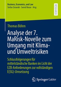Abbildung von: Analyse der 7. MaRisk-Novelle zum Umgang mit Klima- und Umweltrisiken - Springer Gabler