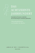 Cover: Das achtzehnte Jahrhundert - Wallstein
