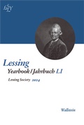 Cover: Lessing Yearbook/Jahrbuch LI, 2024 - Wallstein