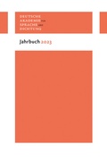 Cover: Jahrbuch 2023 - Wallstein