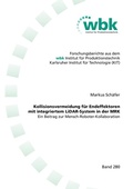 Cover: Kollisionsvermeidung f&uuml;r Endeffektoren mit integriertem LiDAR-System in der MRK - Shaker