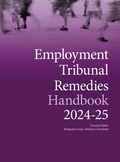 Cover: Employment Tribunal Remedies Handbook 2024-25 - Bath Publishing Ltd
