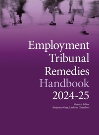 Abbildung von: Employment Tribunal Remedies Handbook 2024-25 - Bath Publishing Ltd