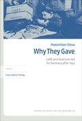 Cover: Why They Gave - Franz Steiner Verlag