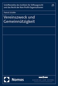Cover: Vereinszweck und Gemeinn&uuml;tzigkeit - Nomos