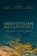 Cover: Aristotelian Metaphysics - OUP eBook