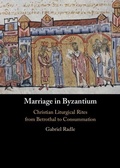 Cover: Marriage in Byzantium - Cambridge University Press