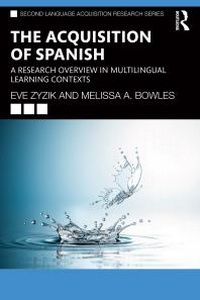 Abbildung von: The Acquisition of Spanish - Routledge