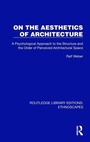 Cover: On the Aesthetics of Architecture - Routledge