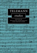 Cover: Telemann Studies - Cambridge University Press