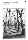 Cover: Written down in pencil - Hedgehog Poetry Press