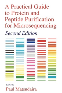 Enlarge image Cover: A Practical Guide to Protein and Peptide Purification for Microsequencing - Academic Press